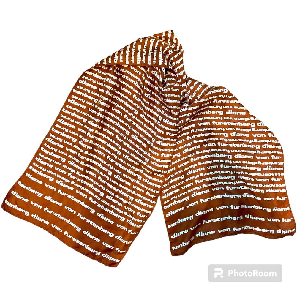 Diane Von Furstenberg Silk Scarf Vintage